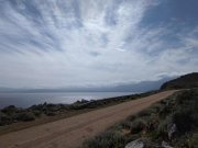 Drapanos Grundstück auf Kreta zum Verkauf mit Panoramablick auf das Meer in Richtung Georgioupolis Grundstück kaufen